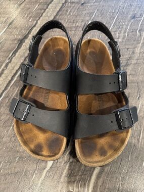 Birkenstock Black Adjustable Double-Strap Sandals size 36